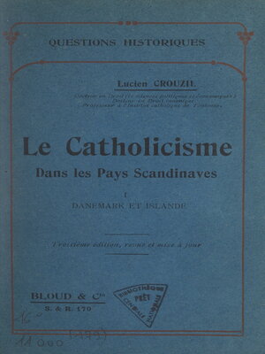cover image of Le catholicisme dans les pays scandinaves, 1
